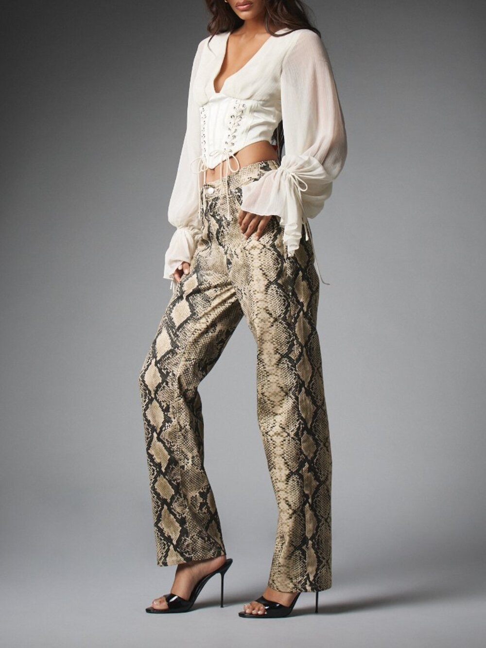 Multicolor Casual Women's Regular Fit Straight Leg Denim Trousers